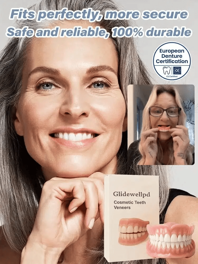 Ends Today: 76% OFF! 🦷[Epic Upgrade] Premium Full Cover Dentures🦷
