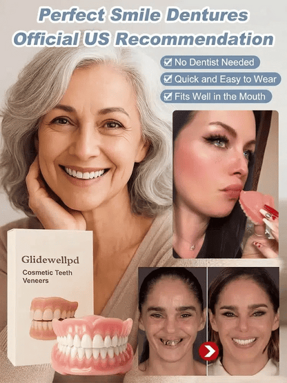 Ends Today: 76% OFF! 🦷[Epic Upgrade] Premium Full Cover Dentures🦷