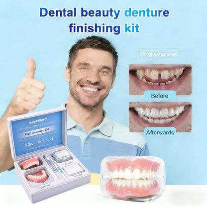 '--🦷 HazyGalaxy™ Custom-Fit Dentures ⏰ ENDS TODAY   75% OFF | Smile with Confidence