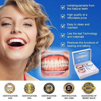 '--🦷 HazyGalaxy™ Custom-Fit Dentures ⏰ ENDS TODAY   75% OFF | Smile with Confidence