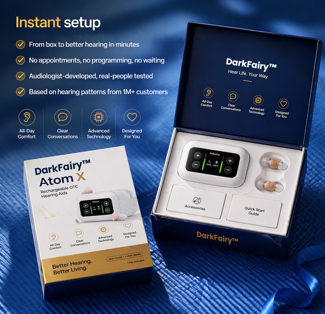 🔥 Today Only! DarkFairy™ Atom X Smart Hearing Aids — Hear Clearly, Feel Confident Again 💖