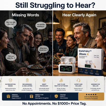 🔥 Today Only! DarkFairy™ Atom X Smart Hearing Aids — Hear Clearly, Feel Confident Again 💖