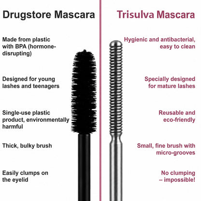 Trisulva Waterproof Fibre Mascara💧  – Volume & Length without Clumping for Dramatic Moments